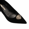 Scarpe eleganti donna 1363 nero velluto