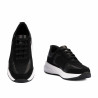 Scarpe sportive donna 6098 nero combinato