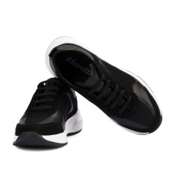 Scarpe sportive donna 6098 nero combinato