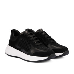 Scarpe sportive donna 6098 nero combinato