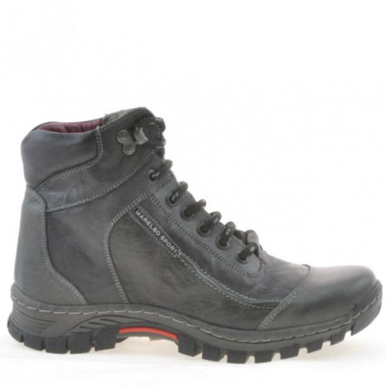 Stivaletti adolescenti 479 nero+grigio