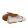Ballerine donna 1369 bianco combinato