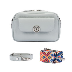 Borsa donna a tracolla 014g 01 biz soft pearl