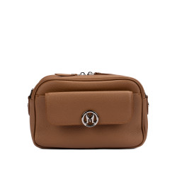 Borsa da donna a tracolla 014g 01 biz marrone