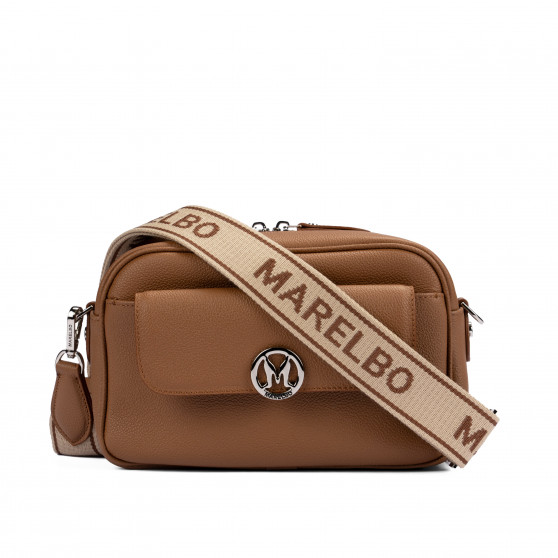 Borsa da donna a tracolla 014g 01 biz marrone