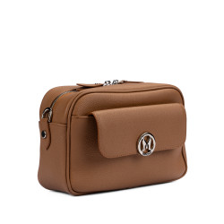Borsa da donna a tracolla 014g 01 biz marrone