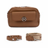 Borsa da donna a tracolla 014g 01 biz marrone