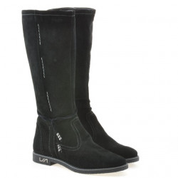 Stivali donna 3276 nero velluto