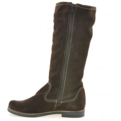 Stivali da donna 3243 caffè velour