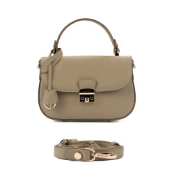 Borsa donna a mano 022g grigio chiaro