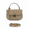 Borsa donna a mano 022g grigio chiaro
