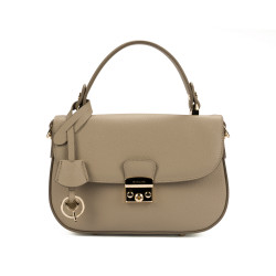 Borsa donna a mano 022g grigio chiaro