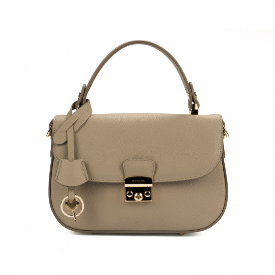 Borsa donna a mano 022g grigio chiaro