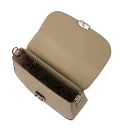 Borsa donna a mano 022g 01 grigio chiaro