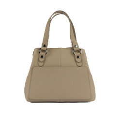 Borsa da donna a tracolla 004g 01 grigio chiaro