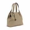 Borsa da donna a tracolla 004g 01 grigio chiaro