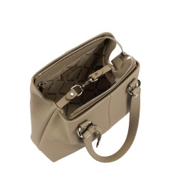 Borsa da donna a tracolla 004g 01 grigio chiaro