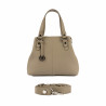 Borsa da donna a tracolla 004g 01 grigio chiaro