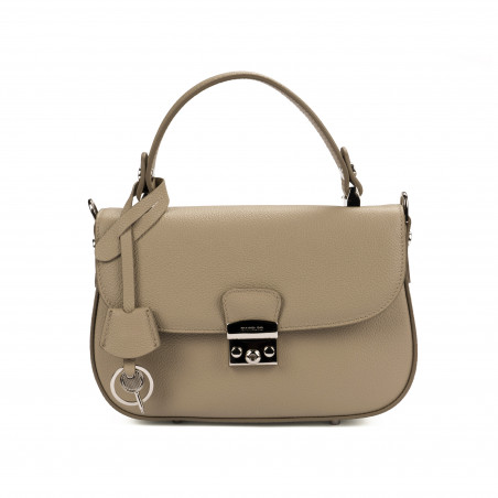 Borsa donna a mano 022g 01 grigio chiaro