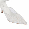 Sandali donna 1370 bianco combinato