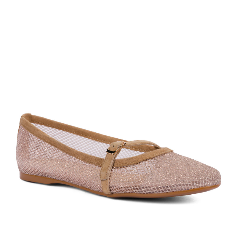 Ballerine donna 1369 beige combinato