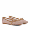 Ballerine donna 1369 beige combinato
