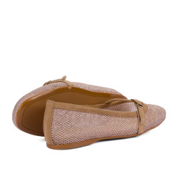 Ballerine donna 1369 beige combinato