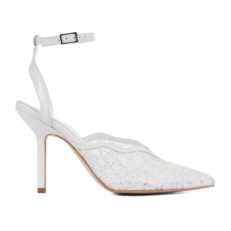 Sandali donna 1370 bianco combinato