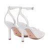 Sandali donna 1370 bianco combinato