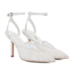 Sandali donna 1370 bianco combinato