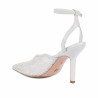 Sandali donna 1370 bianco combinato