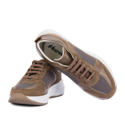 Scarpe sportive da donna 6098 sabbia combinato