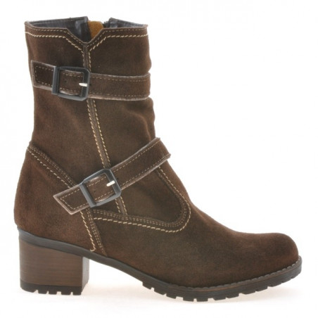 Stivaletti donna 3278 caffè velour