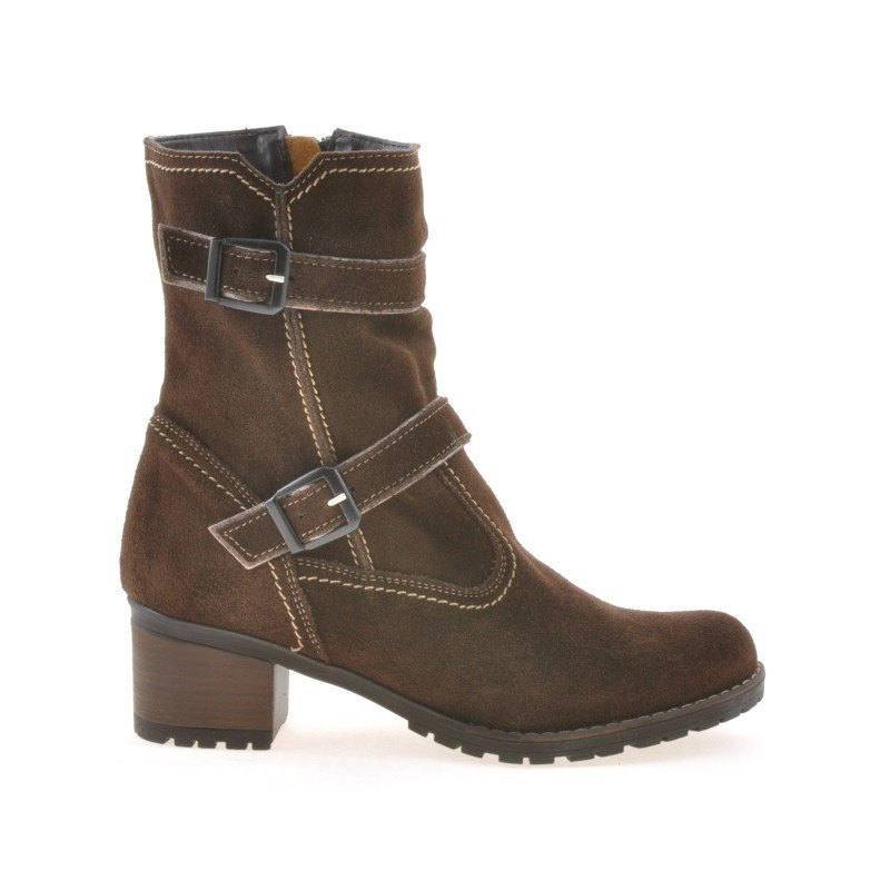 Stivaletti donna 3278 caffè velour