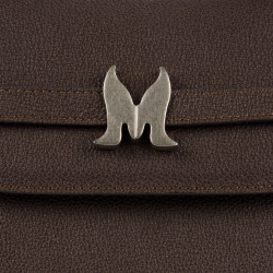 Borsa da donna a tracolla 033g 01 testa di moro