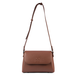 Borsa da donna a tracolla 040g 01 biz cognac