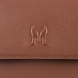 Borsa da donna a tracolla 040g 01 biz cognac