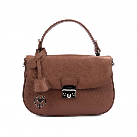 Borsa donna a mano 022g 01 cognac