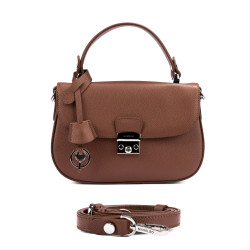 Borsa donna a mano 022g 01 cognac