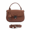 Borsa donna a mano 022g 01 cognac
