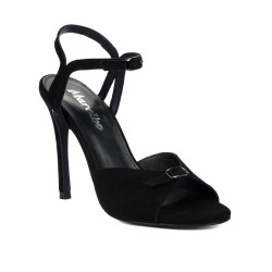Sandali donna 1365 nero velluto