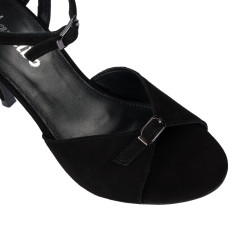 Sandali donna 1365 nero velluto