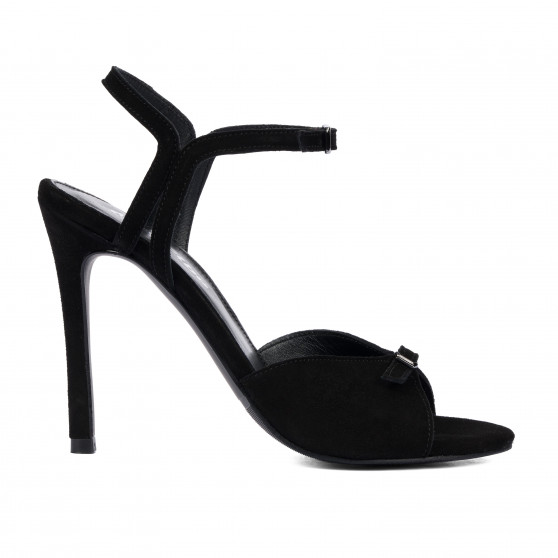 Sandali donna 1365 nero velluto