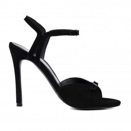 Sandali donna 1365 nero velluto