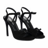 Sandali donna 1365 nero velluto
