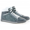 Stivali uomo 467 grigio+bianco