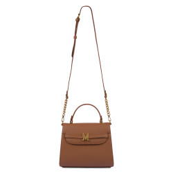 Borsa da donna a tracolla 033g marrone dorato