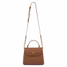 Borsa da donna a tracolla 033g marrone dorato