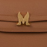 Borsa da donna a tracolla 033g marrone dorato