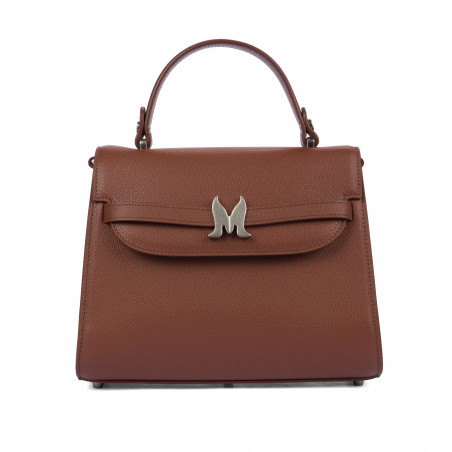 Borsa da donna a tracolla 033g 01 cognac